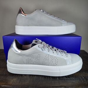 P448 Gray and Silver Women's Sneakers